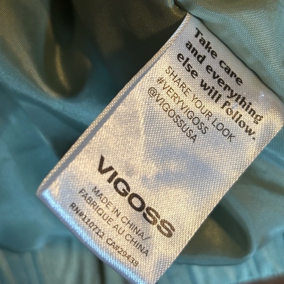 VIGOSS Olive Green Midsection Hooded Jacket, Women’s Size Large - Picture 6 of 6